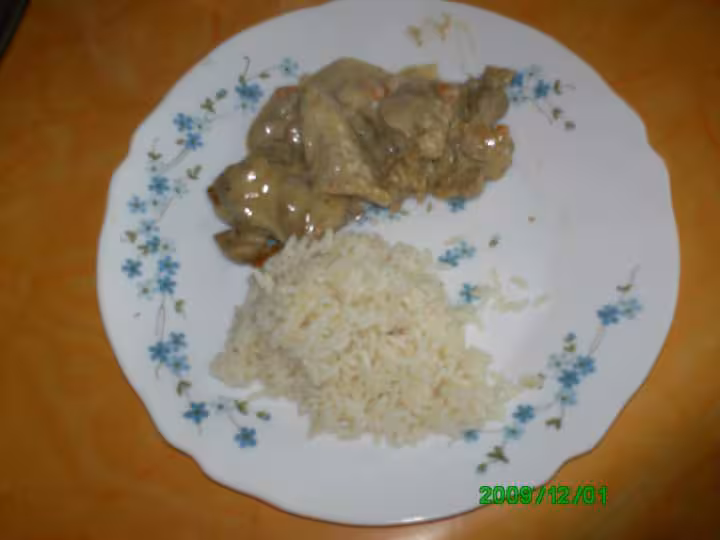 Blanquette de veau riz