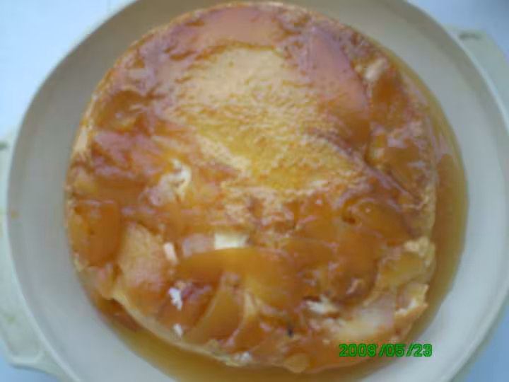 Flan aux poires au delicook