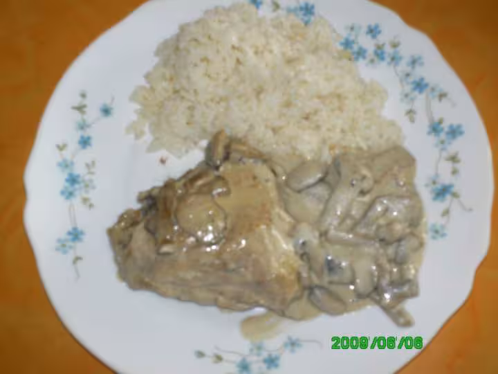 Poulet champignons2 au delicook