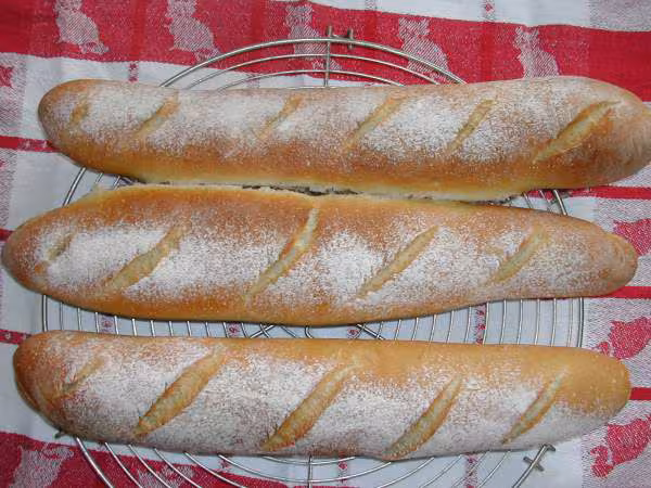 Baguettes monge levain liquide