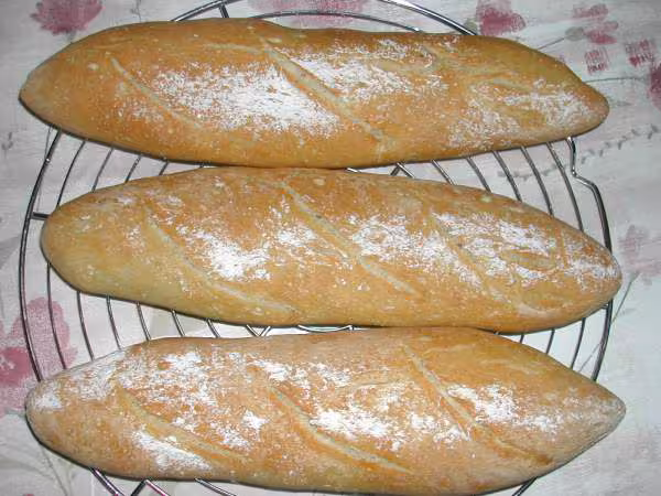 Baguettes monge levain liquide