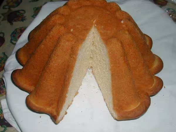 Brioche de taous au four le dessous