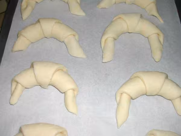 Croissant en levee