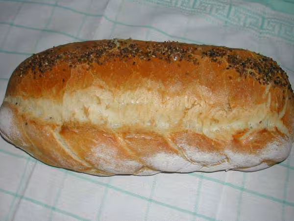 Pain a la semoule de ble tres fine tresse cote