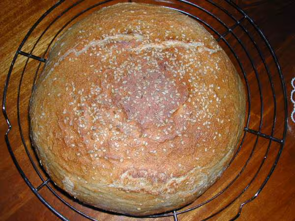 Pain au levain liquide