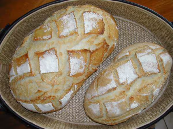 Pain blanc petri au kitchenaid cuit en cocotte