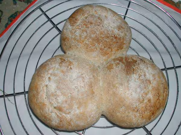 Pain rustique cuisson plaque