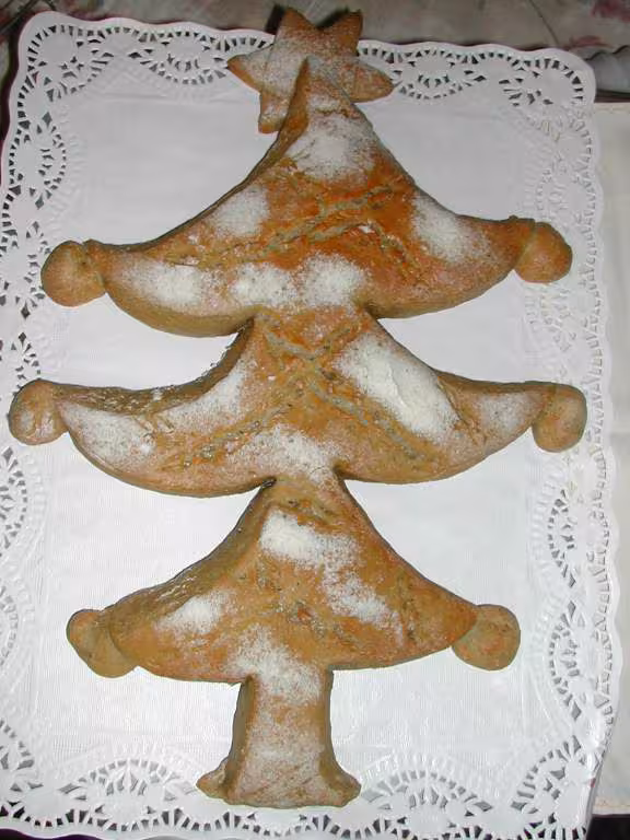 Pain sapin de noel