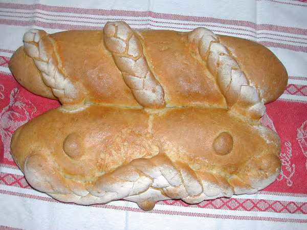 Pain semoule de ble fine