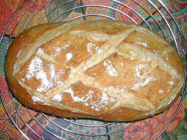 Pain zaalich levain liquide en cocotte