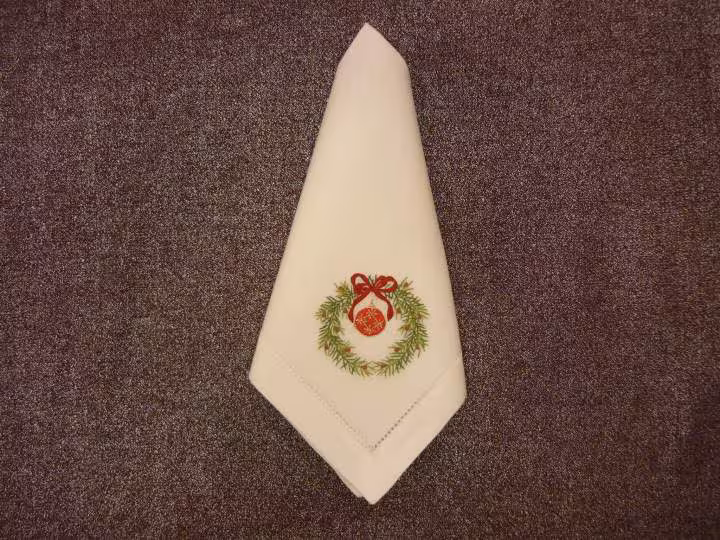 Serviette de noel