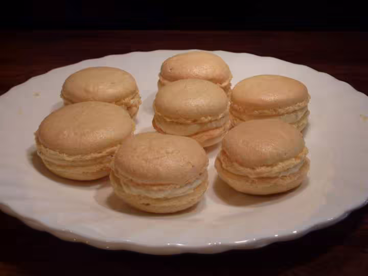 Macarons citron thym
