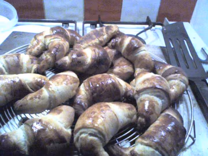 Croissants cuits