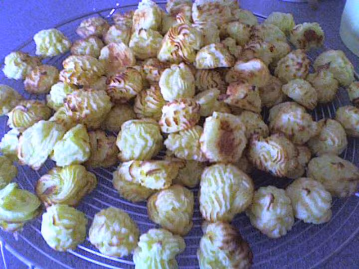 Pommes duchesses cuites