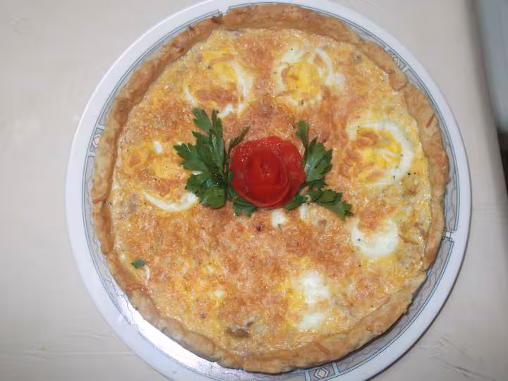 Recette tarte au thon et salade de lentille
