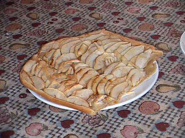 Croustade caramelisee aux pommes