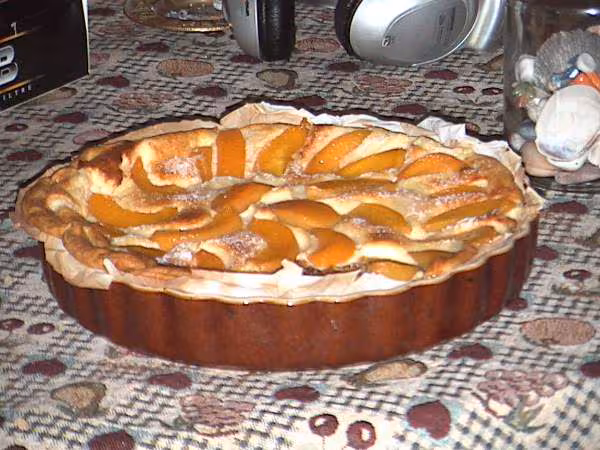 Tarte aux abricots et creme patissiere