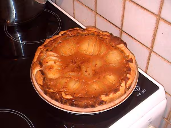 Tarte poires caramel