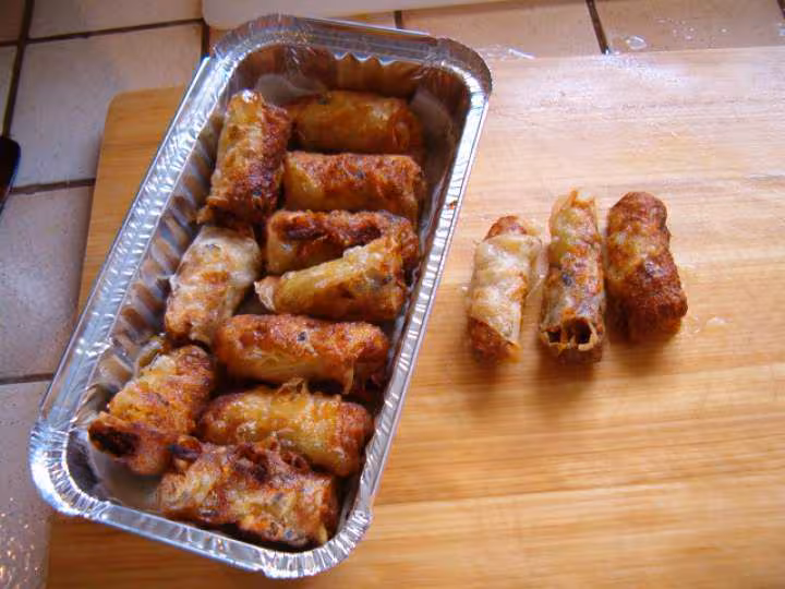 Nems frits a la casserole