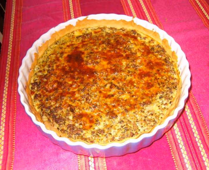 Tarte boeuf salade