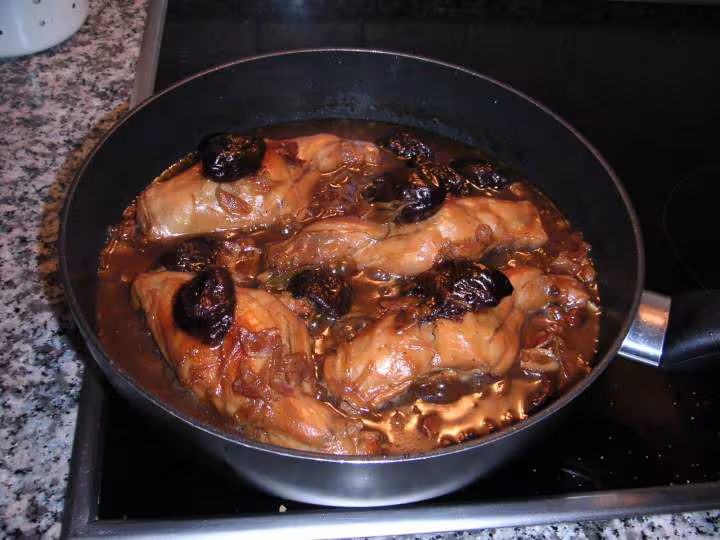 Lapin aux pruneaux et au pain d epices