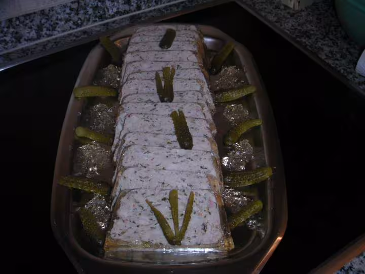 Terrine maison de plus pres