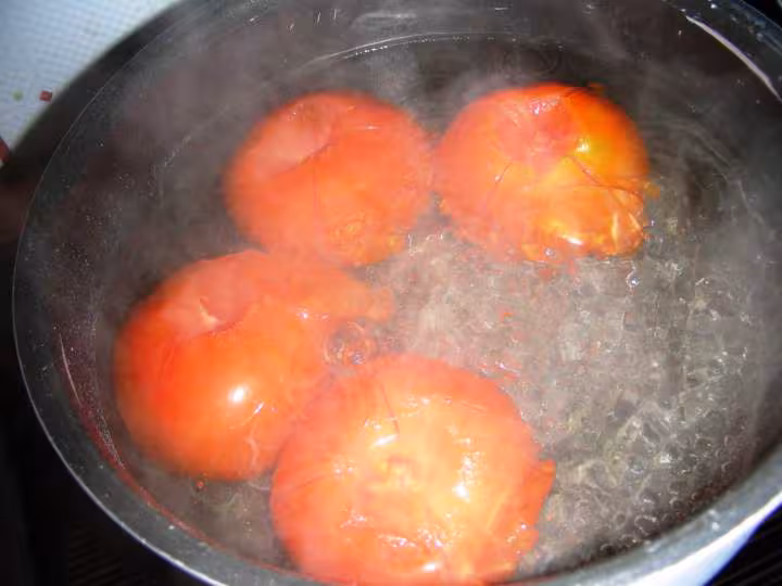 Monder les tomates