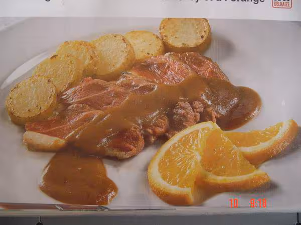 Photo du magret de canard au the et a l orange