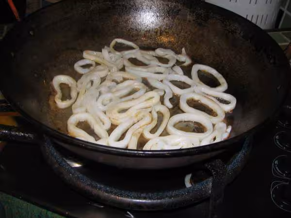 Recettes paella 2 phasse calamars