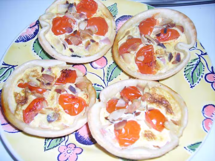 Tartelettes tomates bacon