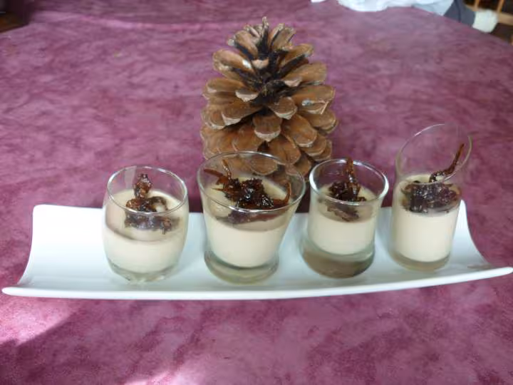 Panna cotta de foie gras