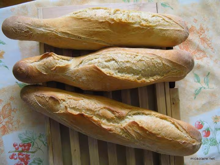 Baguette t55 poolish
