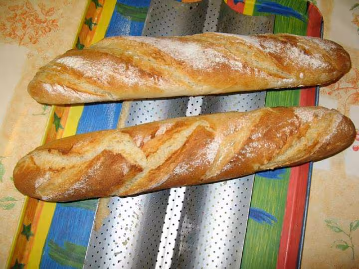 Baguettes autolyse saf