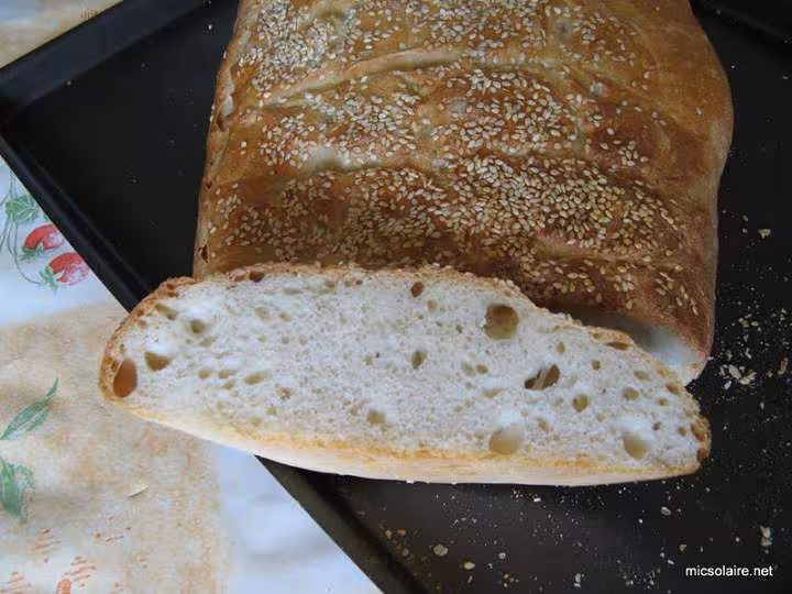 Pain sur autolyse