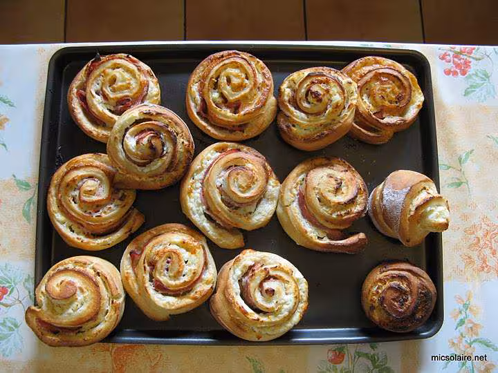Roules au jambon