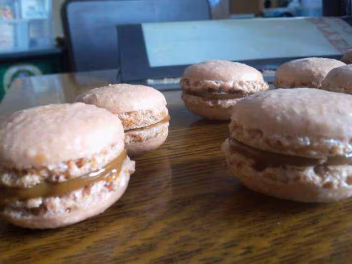 Macarons a la confiture de lait