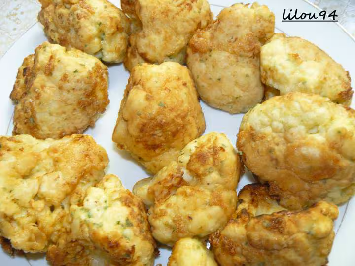 Chou fleur pane