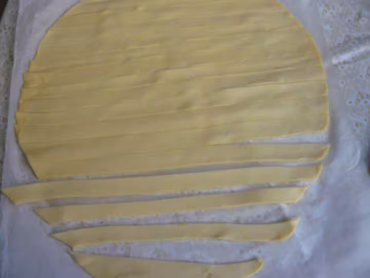 Cornets fourres creme orange citron