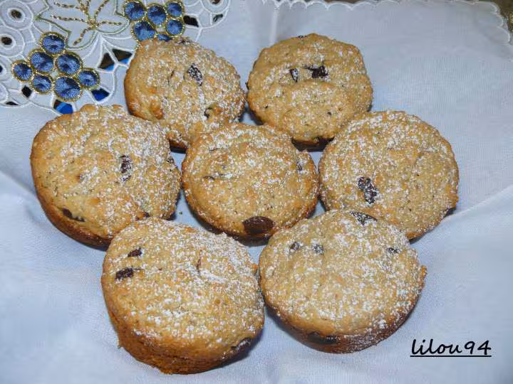 Muffins chocolat beurre de cacahuetes