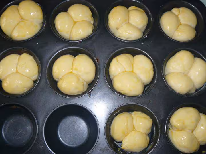 Petits pains au yaourt en forme de trefle