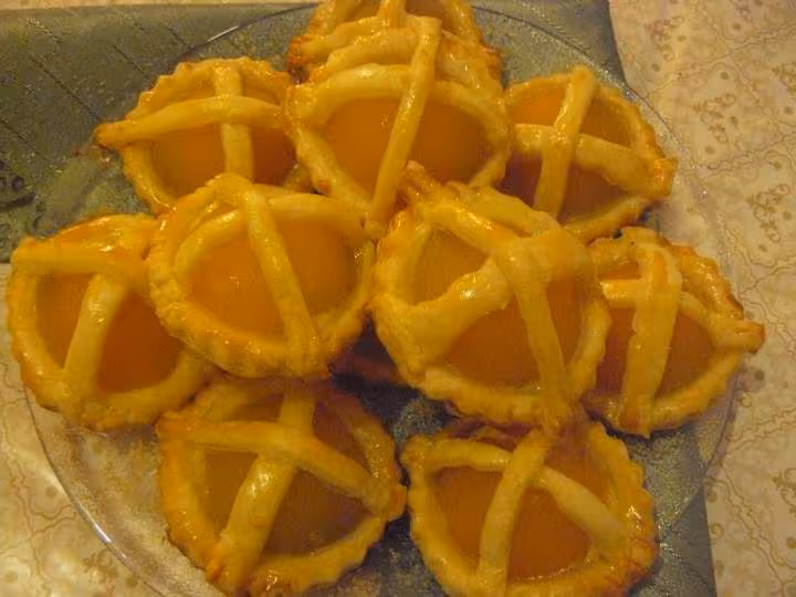 Petits paniers aux abricots