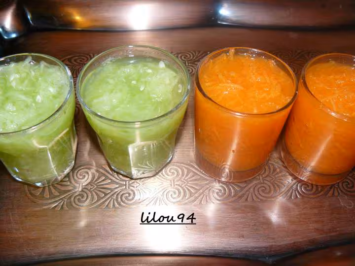 Salade de carottes et concombres a l orange