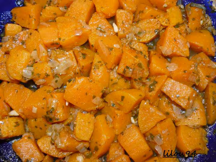 Salade de patates douces