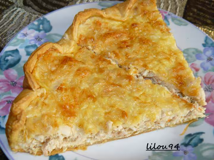 Tarte au thon et surimi