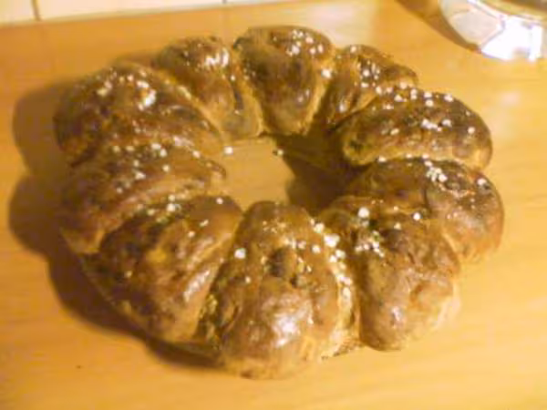 Couronne aux abricots