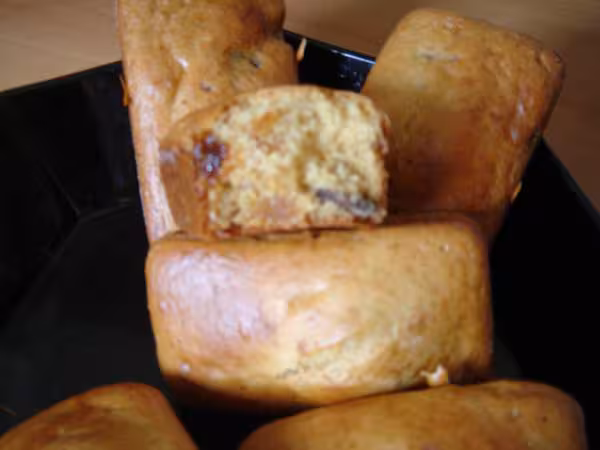 Mie de cakes aux fruits secs
