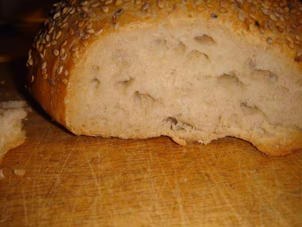 Mie pain au sesame
