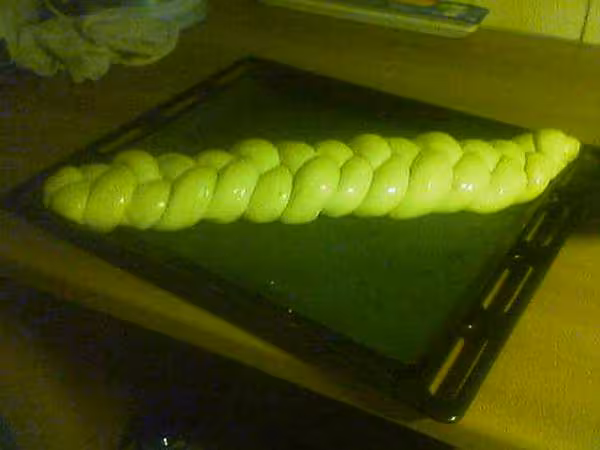 Tresse suisse avant cuisson