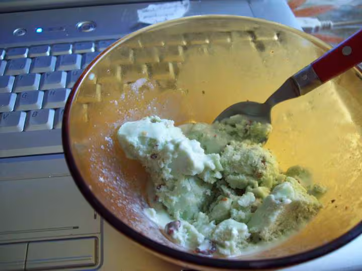 Glace menthe
