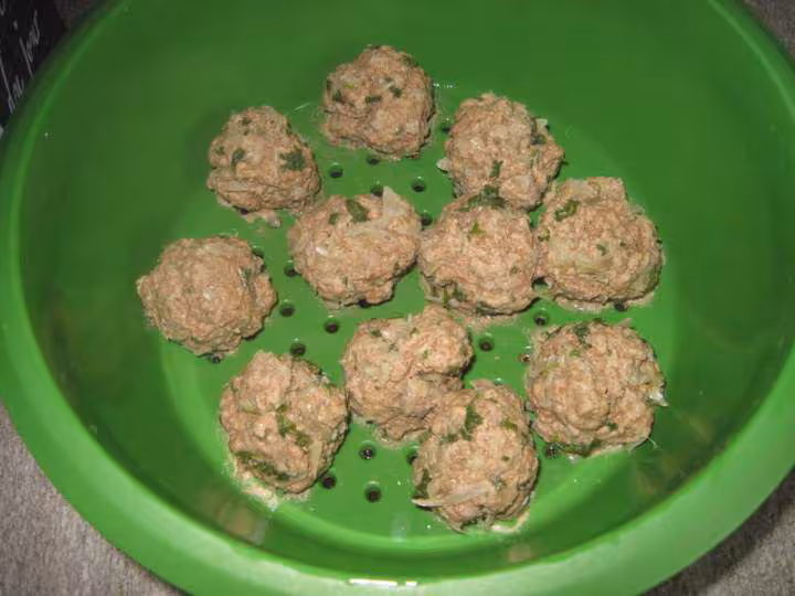 Boulettes de boeuf au microvap